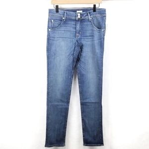 NWT Hudson Jeans Womens 32 Blue Collin Mid-Rise Skinny Plus-Size